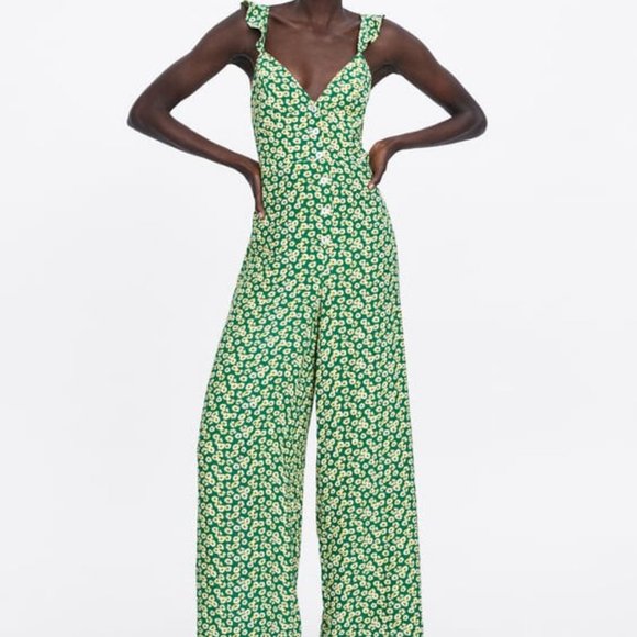 Zara Pants - Zara Floral Printed Jumpsuit